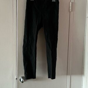 Black tapered Eileen Fisher pants